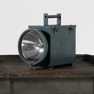1920s Industrial Table Lamp - Military Style